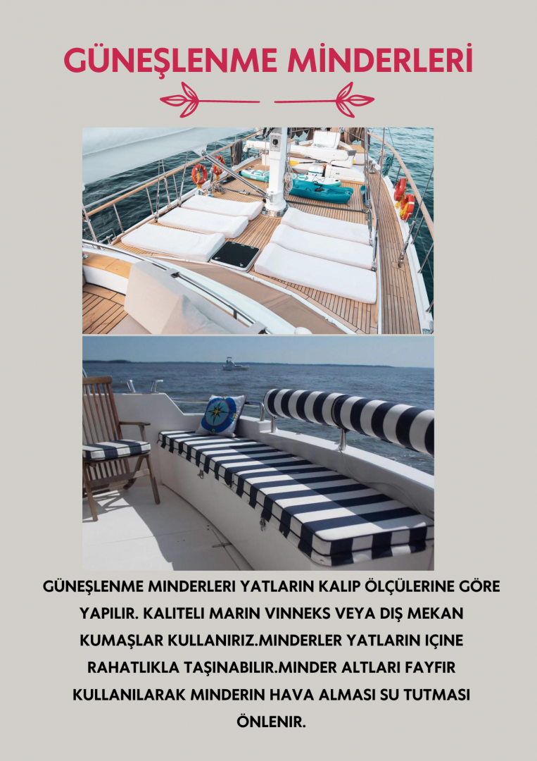 GÜNEŞLENME MİNDERLERİ DÖŞEME