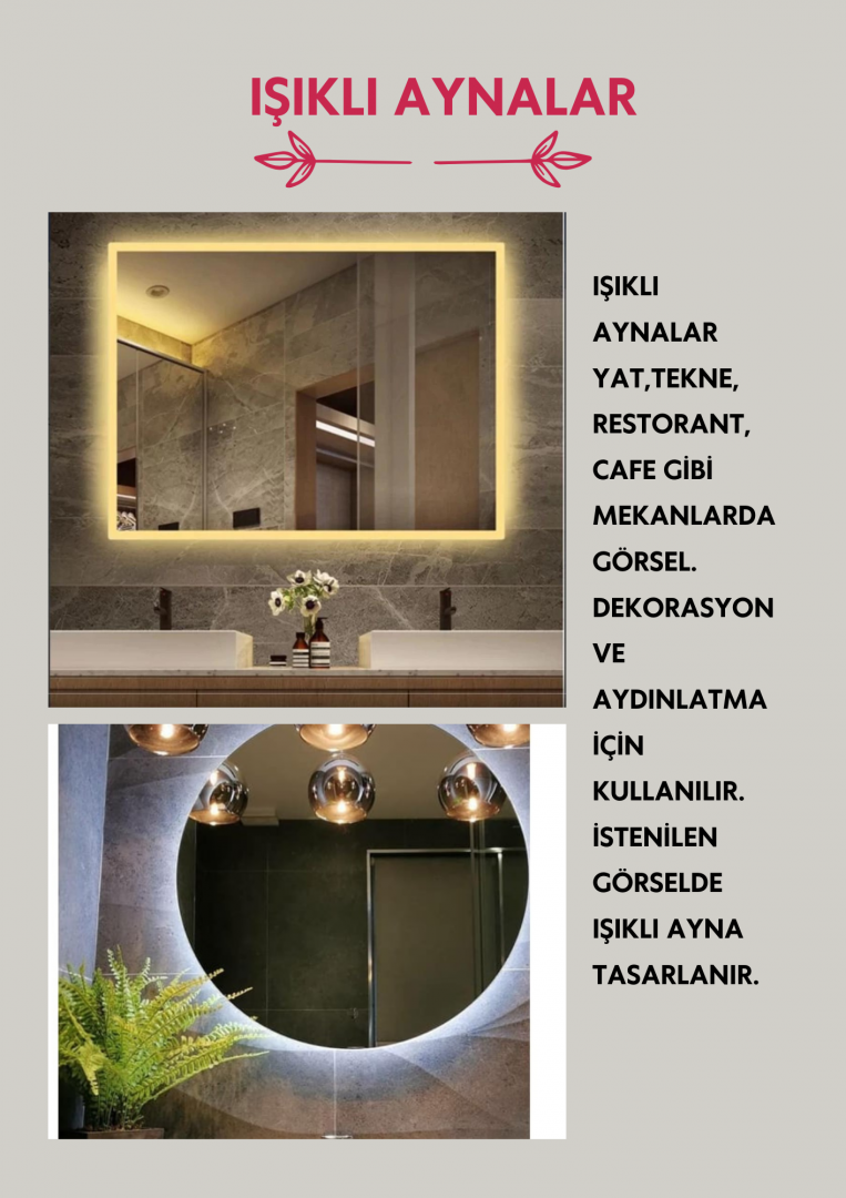 IŞIKLI AYNALAR
