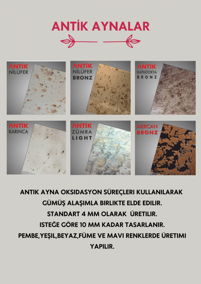 ANTİK(ESKİTME) AYNALAR